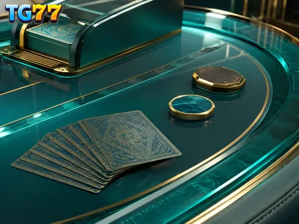 Second TG77 homepage visual highlighting live casino tables and popular slot titles.