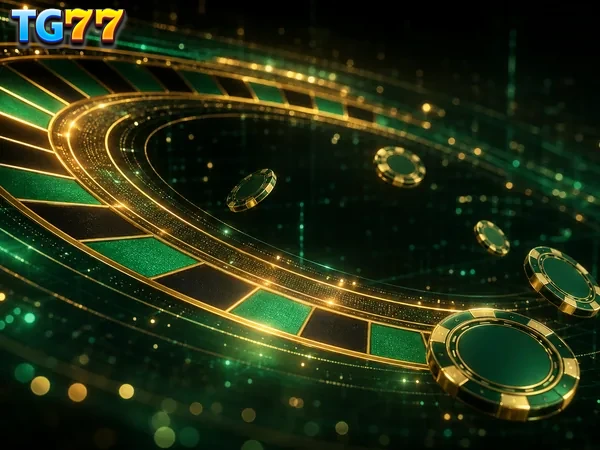 Third homepage image showing TG77's fish games, poker, and other entertainment sections.